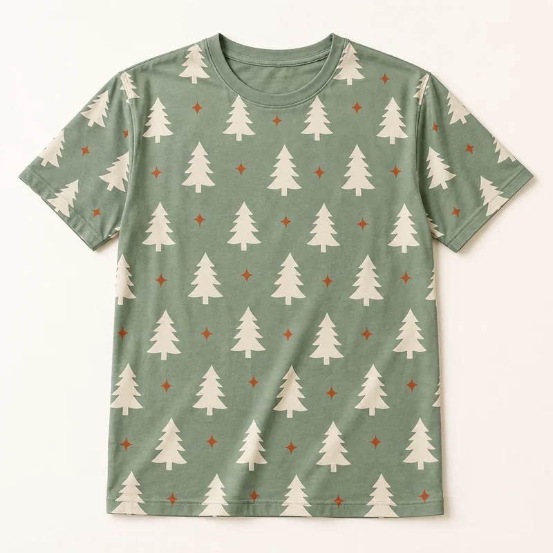 Holiday T-shirts category in an original Pearltee apparel photograph
